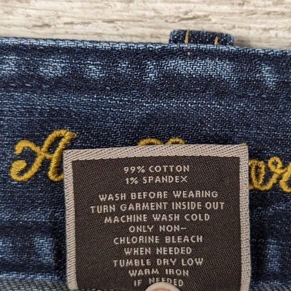 Ann Taylor Mid Rise Modern Fit Bootcut Jeans Size 10 Dark Wash Western Style - Picture 10 of 10